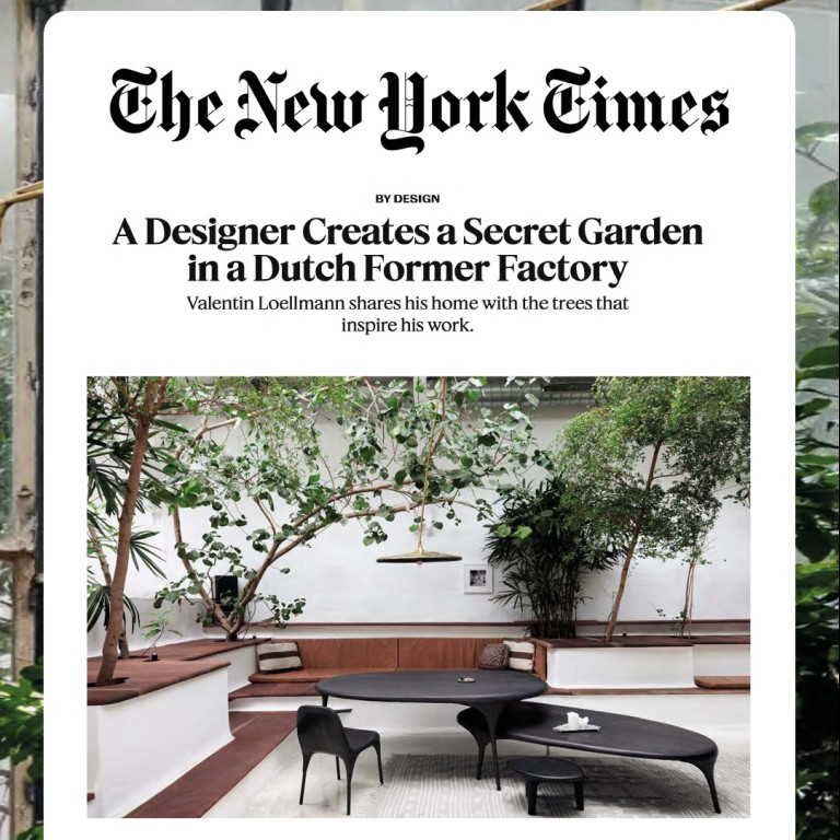 New York Times - A designer creates a secret garden in a Dutch former factory